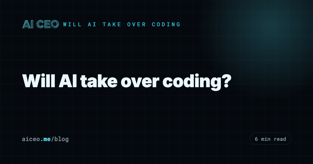 Will AI take over coding?